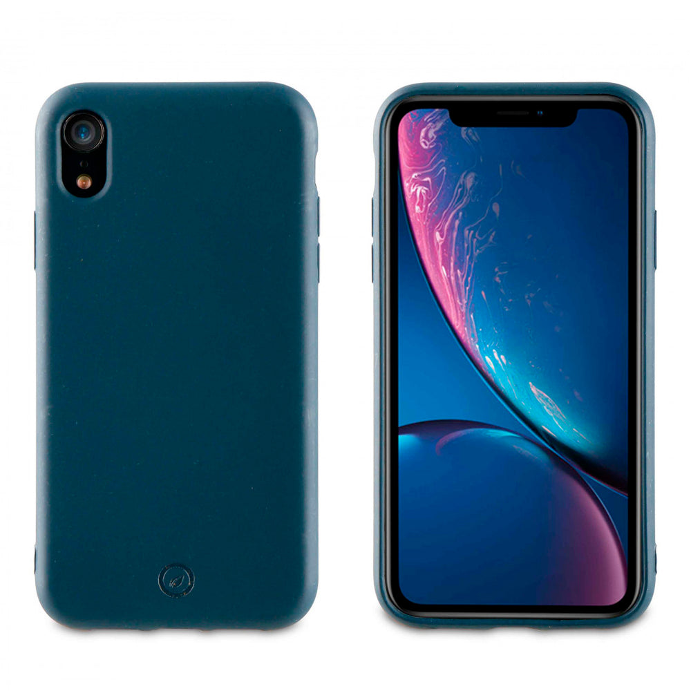 Funda Muvit for Change para Apple iPhone XR bambootek dark ocean.