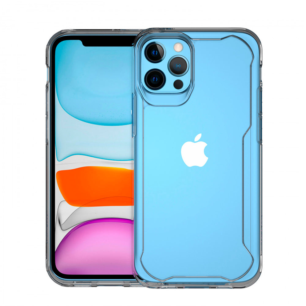 Funda Muvit for Change Shockproof 2m para Apple iPhone 12 Pro MAX transparente