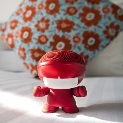Altavoz Bluetooth Xoopar Xboy Mini 3w Color Rojo Metalizado Con Luz Led.