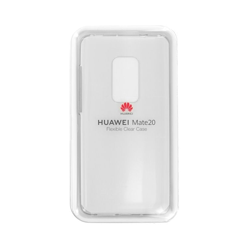 Funda original silicona Huawei para Huawei Mate 20 transparente