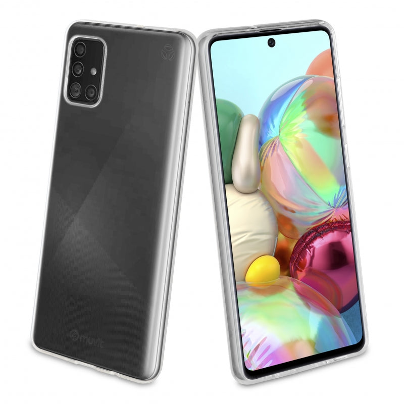Carcasa Muvit for change para Samsung Galaxy A71 recycletek transparente.