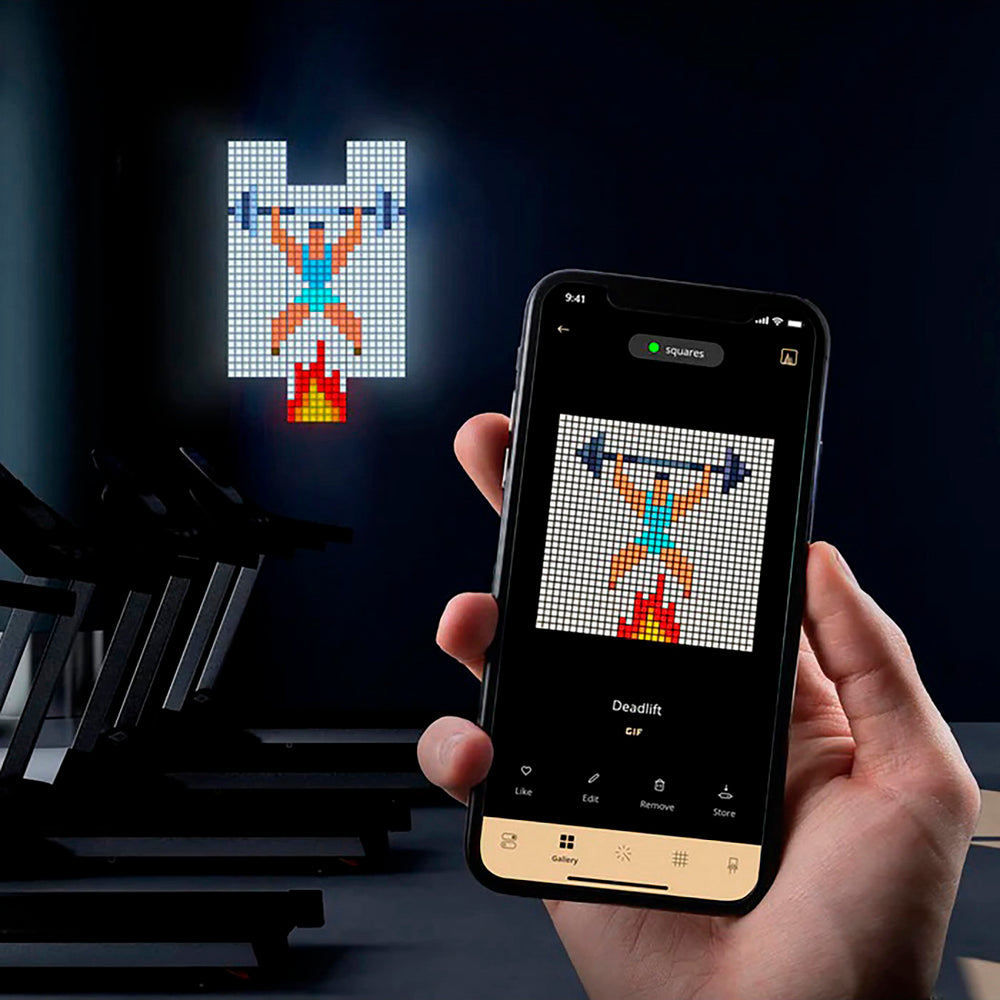 Twinkly Square Block Kit 6 – 64 RGB Pixel – 20x20cm Bluetooth + Wi-Fi IP20