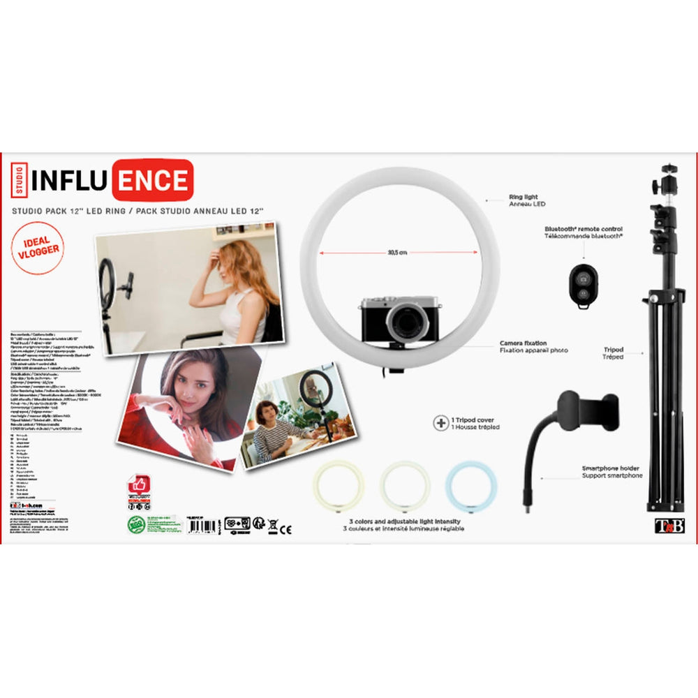 TnB Influence Anillo LED + Trípode de estudio