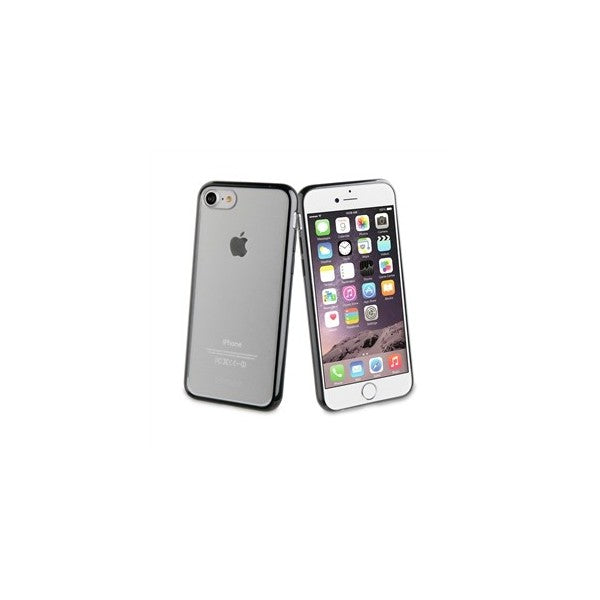 Funda Muvit Cristal Soft Bump para Apple iPhone 7 color negro