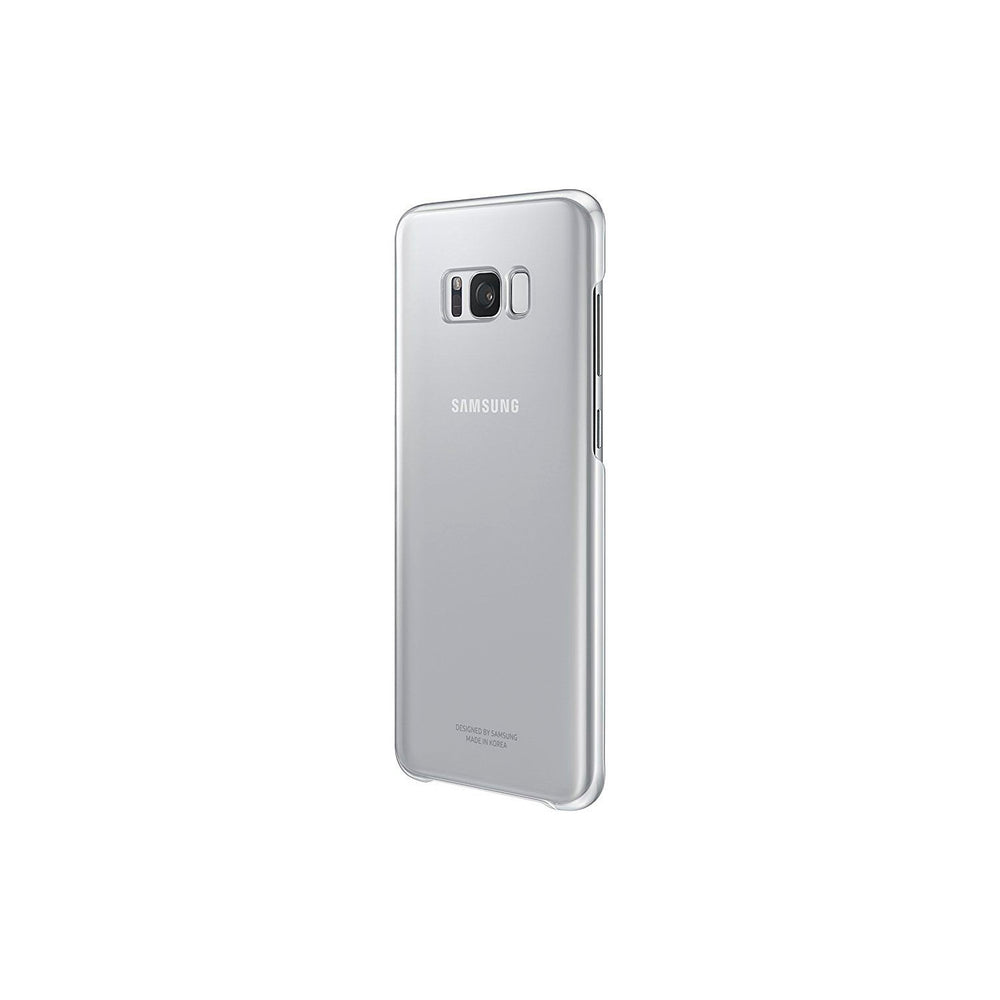 Funda original Samsung Clear View para Galaxy S8 Plus color Plata.