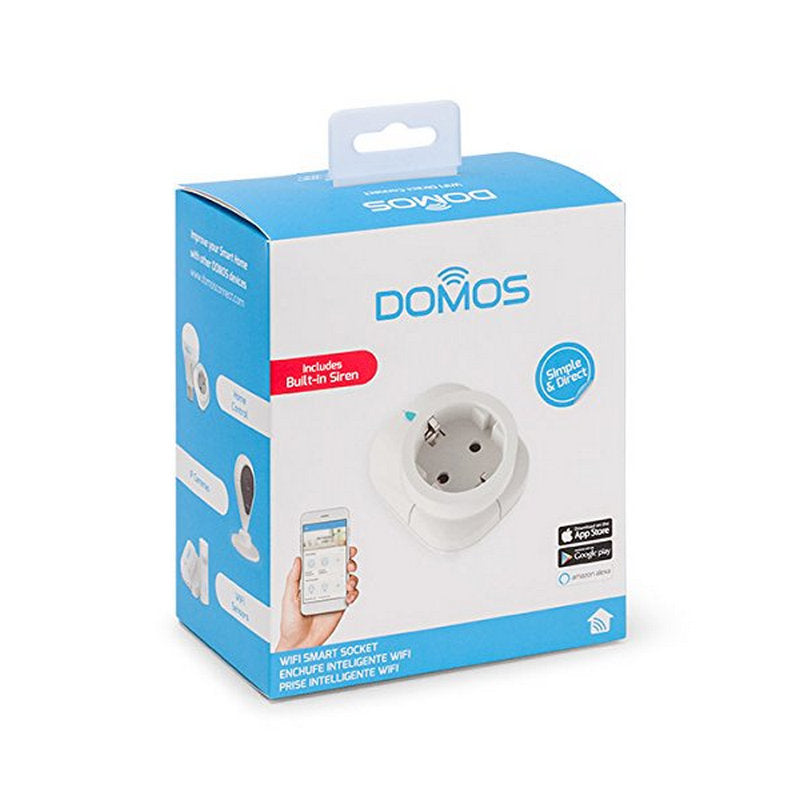 Enchufe inteligente WIFI Domos con alarma