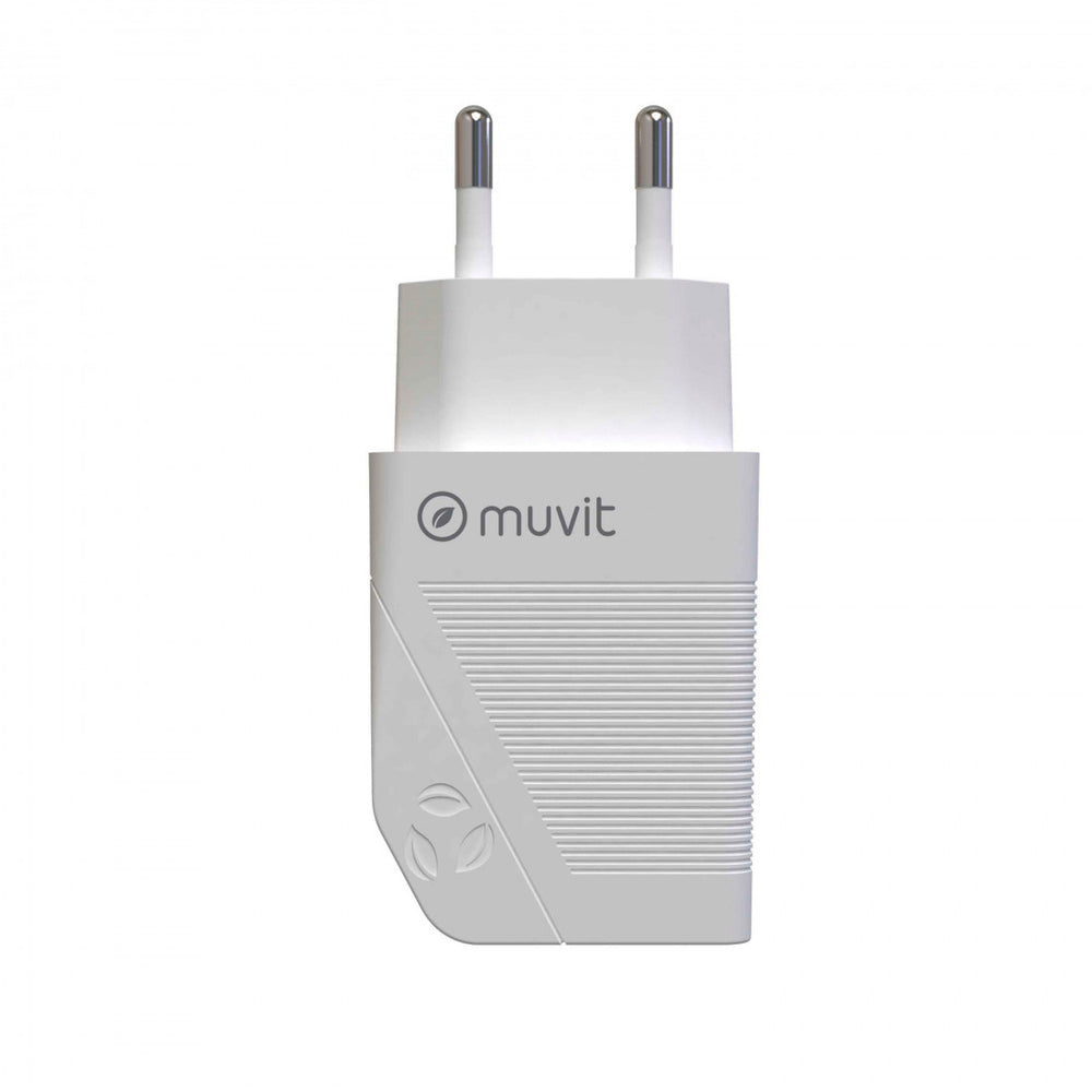 Pack Muvit for Change cargador pared USB 2.4A + cable Apple MFI 2.4A 1,2m