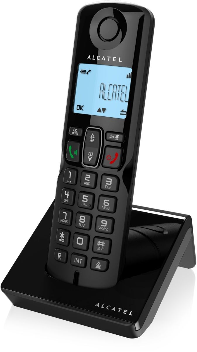 Teléfono DECT Alcatel S250 negro Usado