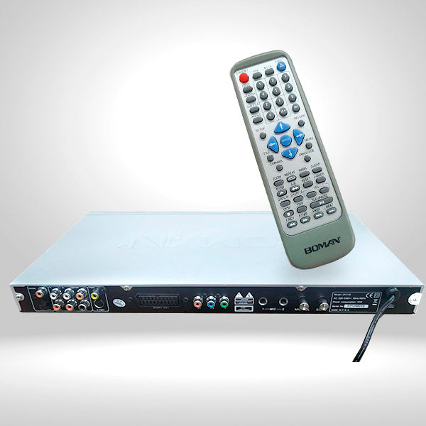 DVD Player BOMAN CD MP3 DVD VCD MPEG-4 Euroconector S-VIDEO RCA