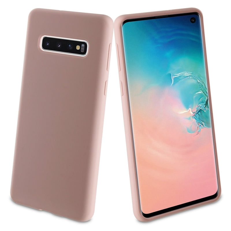 Funda Muvit para Samsung Galaxy S10 Liquid Edition rosa arena