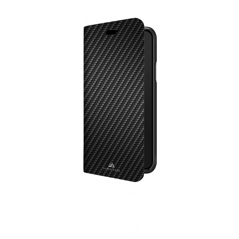 Funda Black Rock para Apple iPhone 11 flex carbon booklet negra.