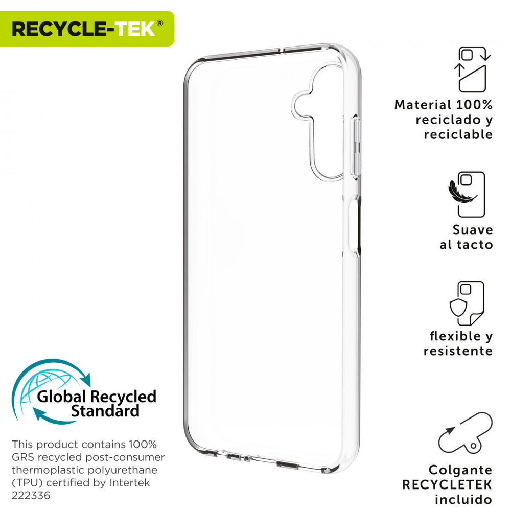 Funda Muvit for Change recycle-tek para Samsung Galaxy A25 5G transparente