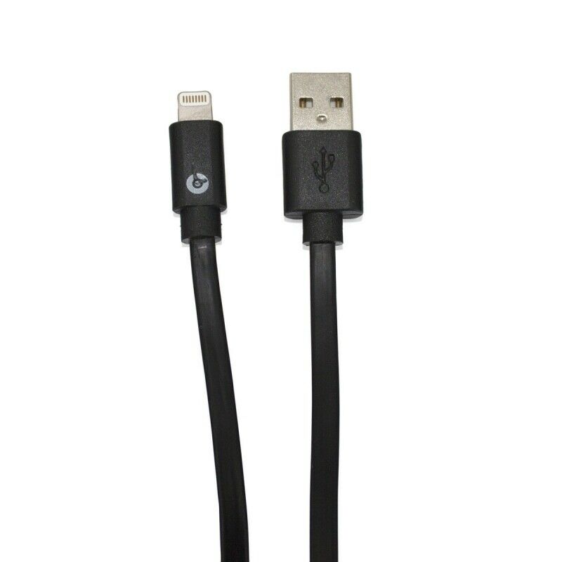 Cable Muvit USB a conector 8 pins 2.1A retráctil hasta 1m negro