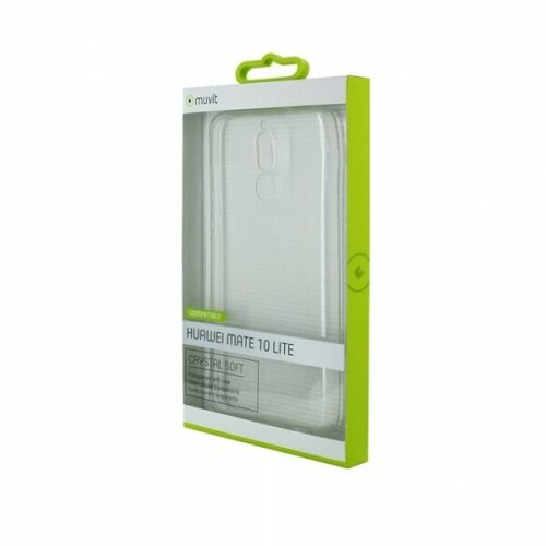 Funda Muvit para Huawei Mate 10 Lite Crystal Soft Transparente.