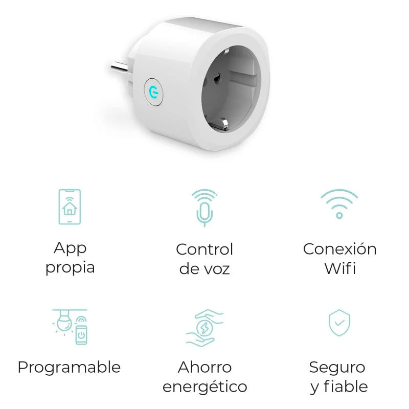 Enchufe Inteligente Ksix Smart Energy Mini WiFi