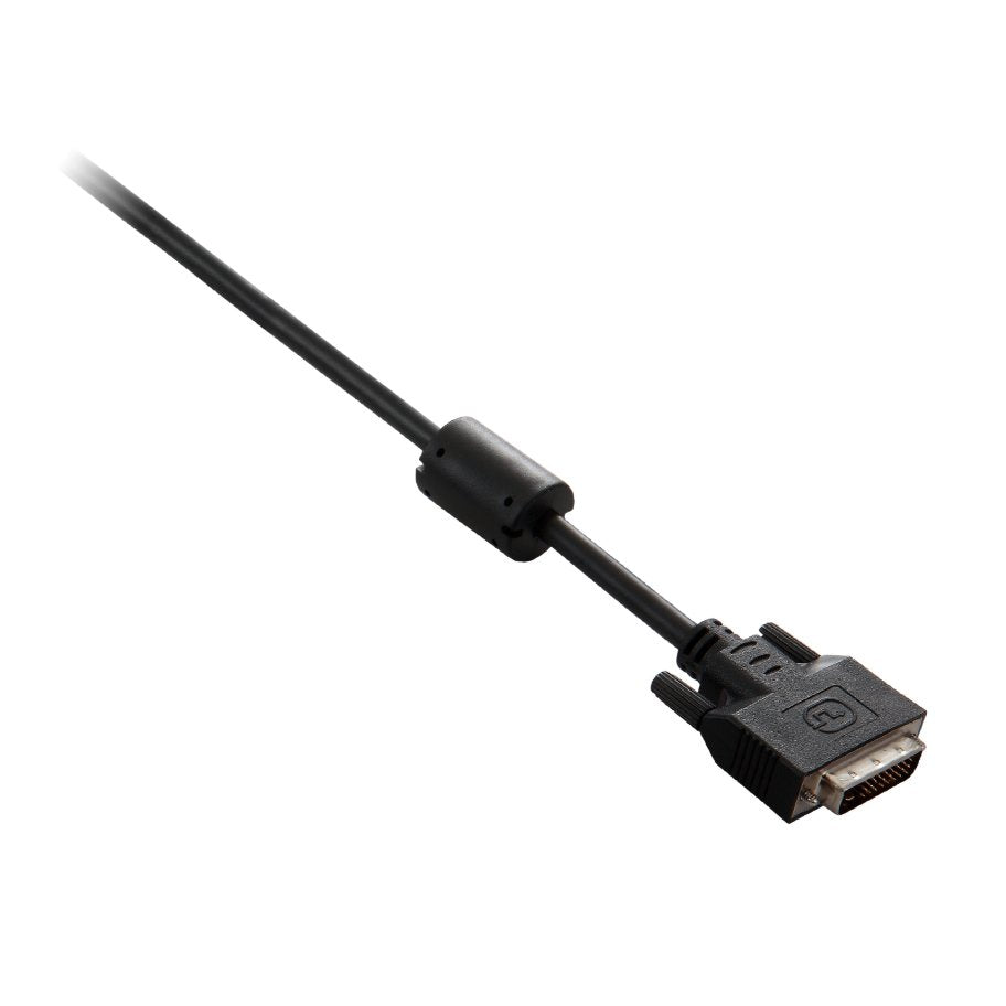 Cable negro de vídeo V7 con conector DVI-D macho a DVI-D macho 3m