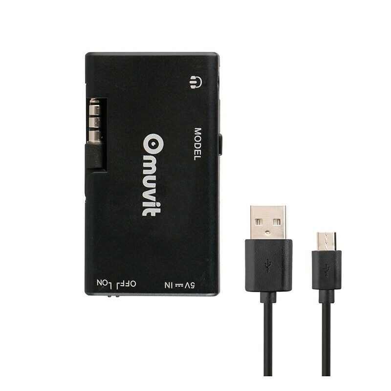 Flash con luz Led Negro con jack 3,5mm para Smartphones Muvit iO