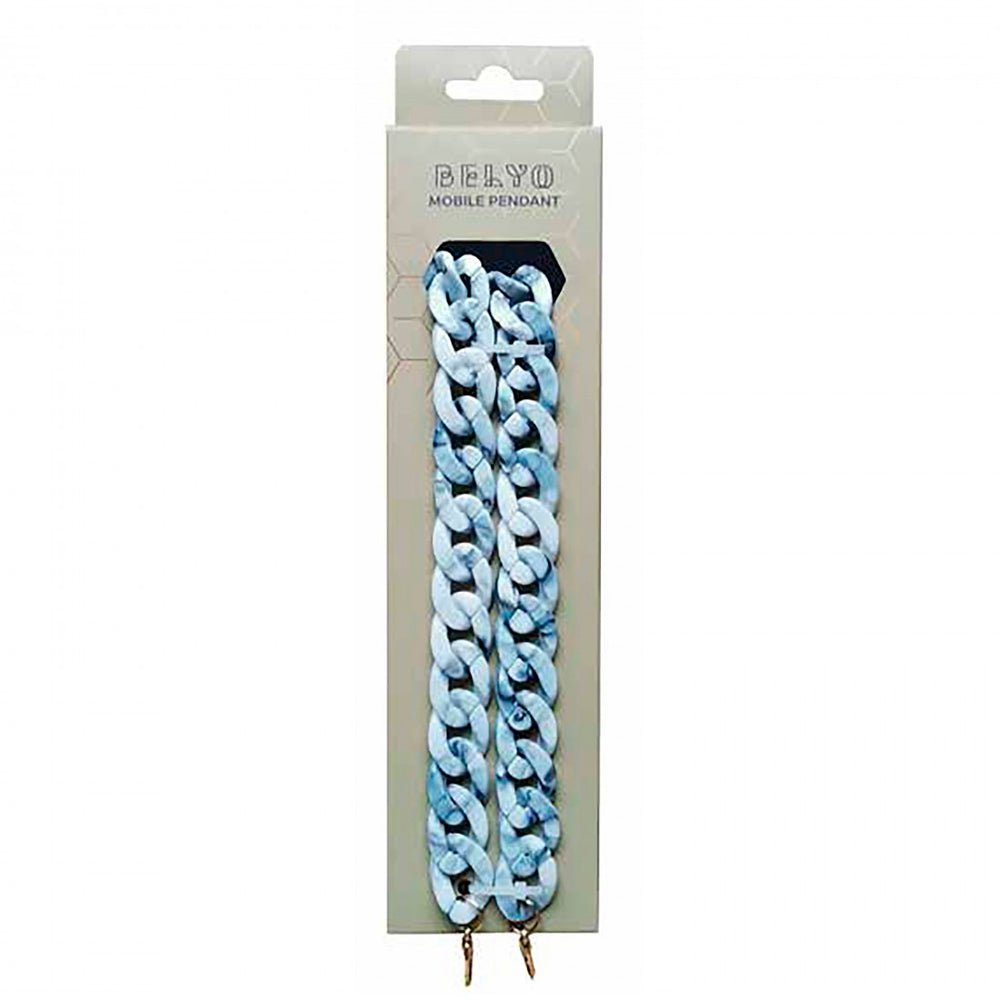 Cordón Belyo universal para movil Pendant Gris veteado