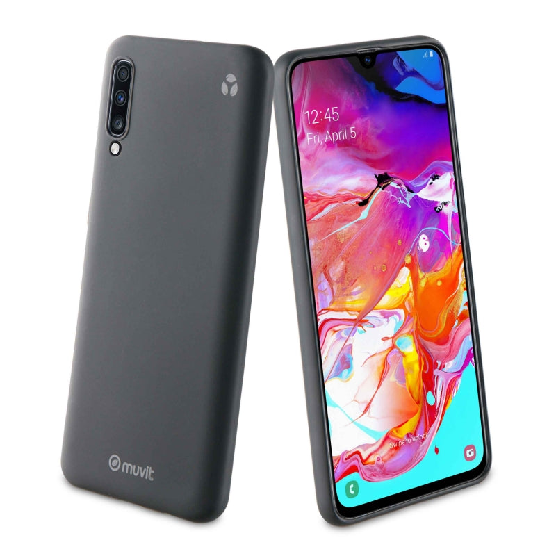 Funda Muvit for Change Soft para Samsung Galaxy A70 recycletek negra