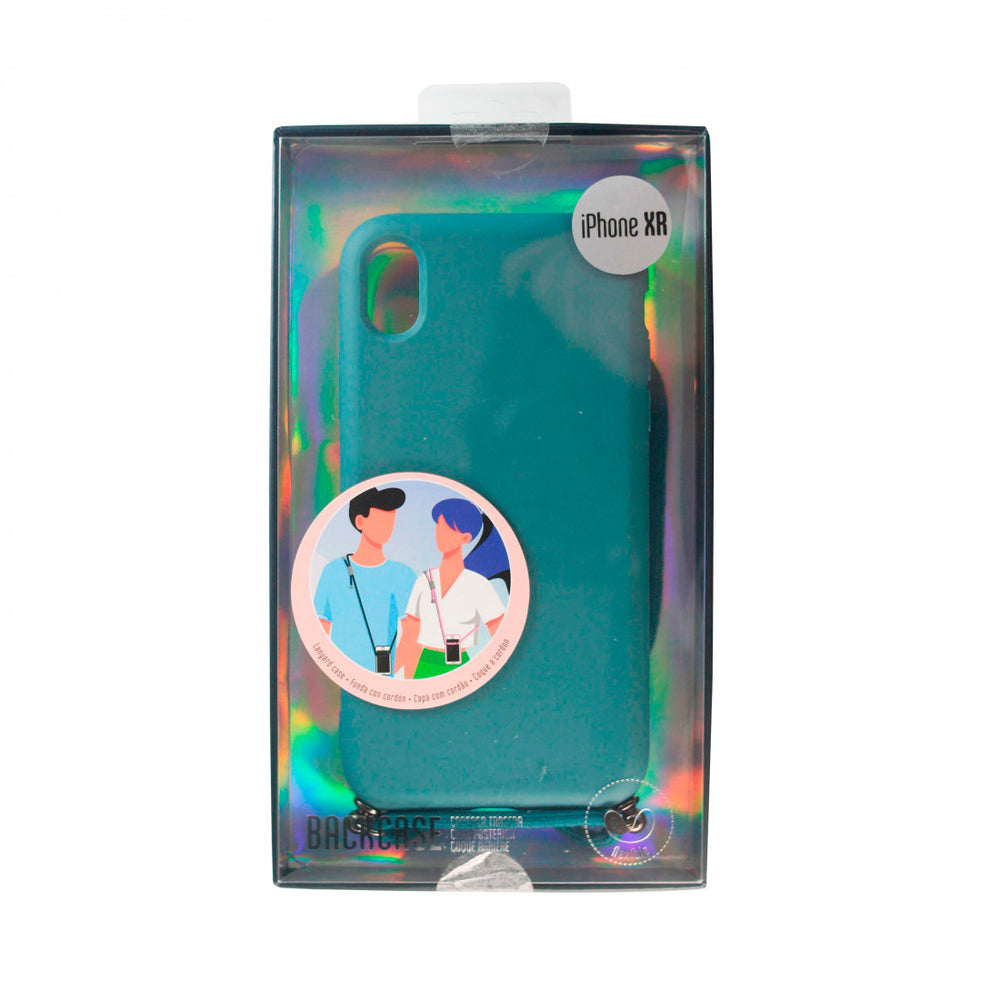 Funda Muvit Life para Apple iPhone XR con colgante grass candy (NUEVO)