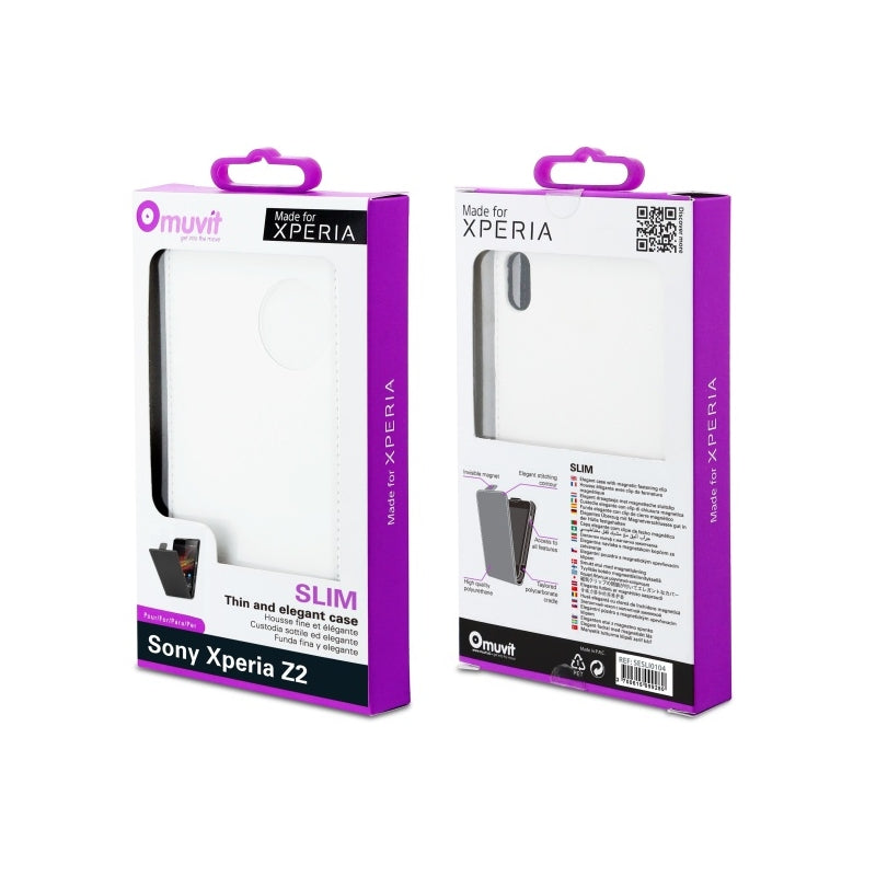 Funda Slim Made For Xperia para Sony Xperia Z2 Blanco.