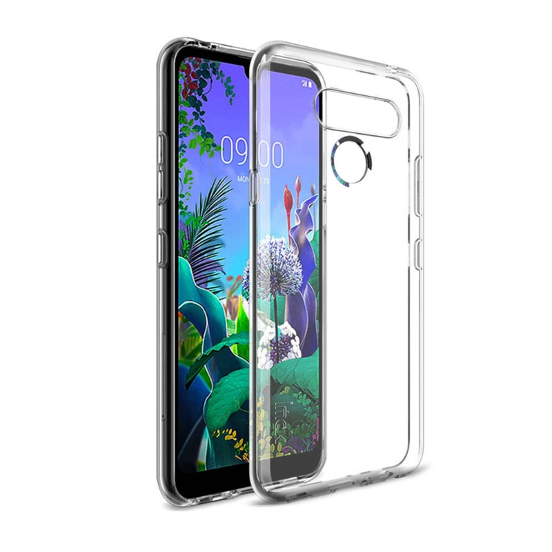 Funda Muvit Cristal Soft para LG Q60 transparente.