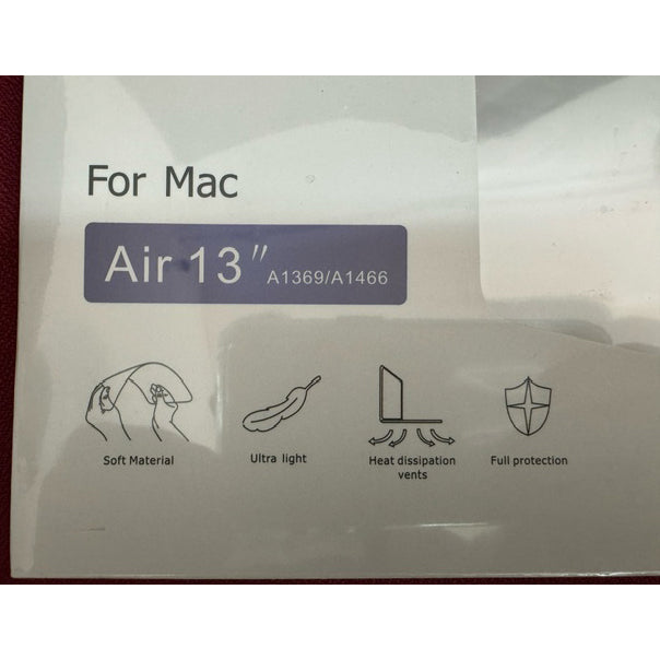 Funda para portátil Muvit MUCTB0344 Para MacBook Air 13» Silicona Transparente