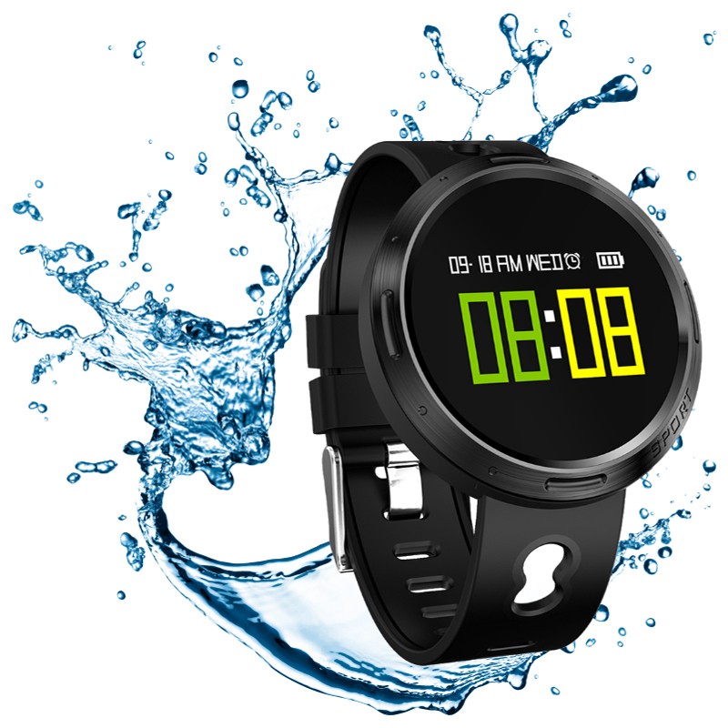 Reloj de Actividad y Sueño Health Aqua Negro Muvit MIOSMW012