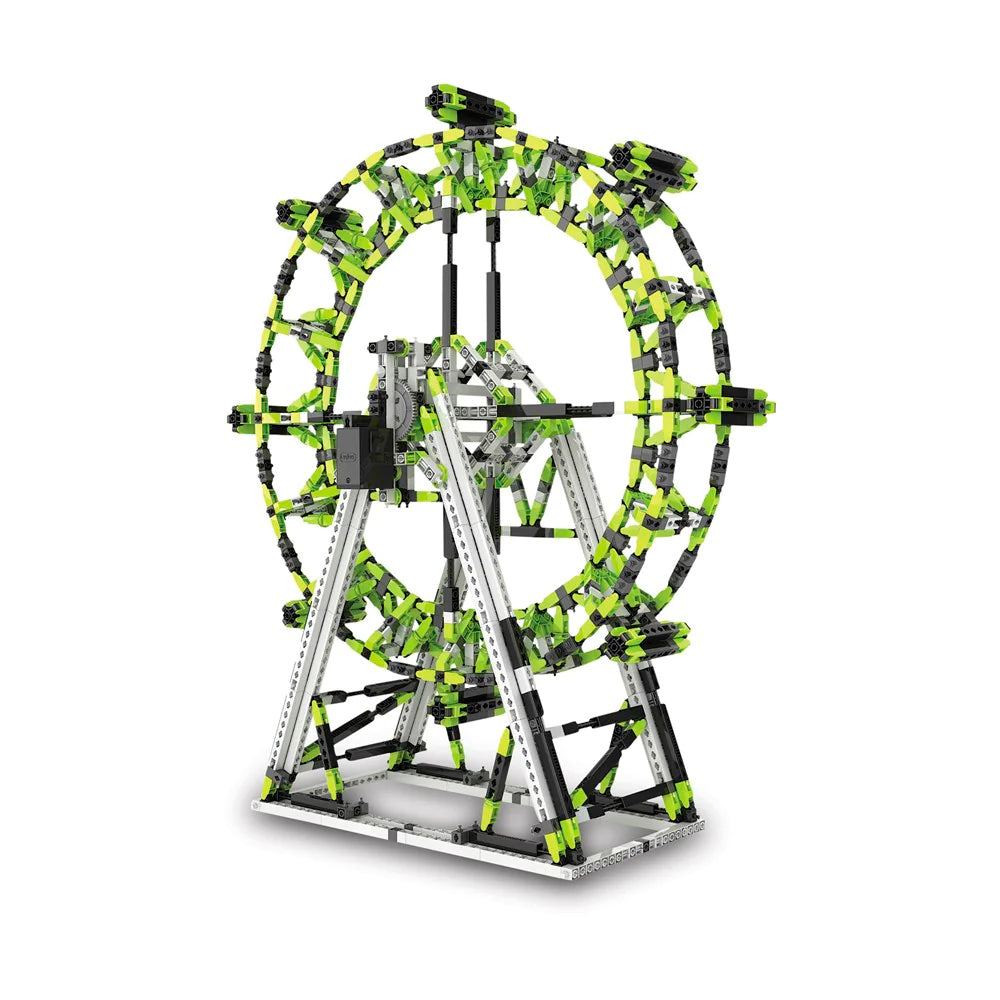 Conjunto arquitectura Engine STEM: Set parque de atracciones London Eye y noria
