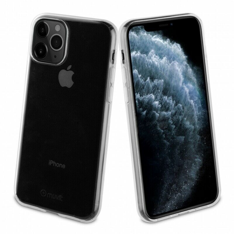 Funda Muvit for change para Apple iPhone 11 Pro Max recycletek transparente.
