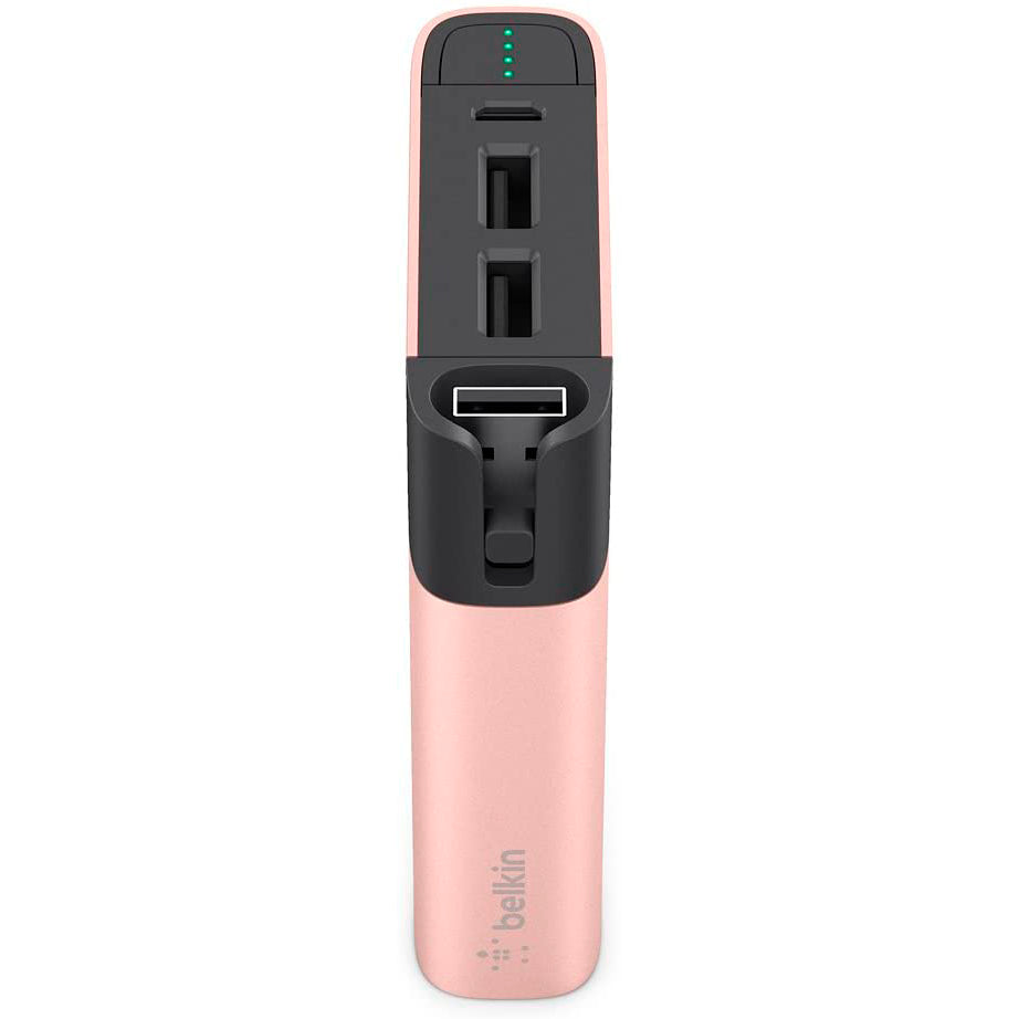 Power Bank Belkin F8M992BTC00 – Batería externa metálica 6600mAh Rosa.
