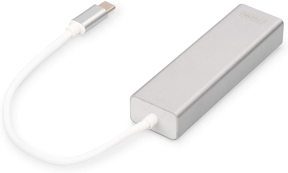 Concentrador HUB DIGITUS DA-70255 USB 3.0 Tipo C con Gigabit Ethernet.