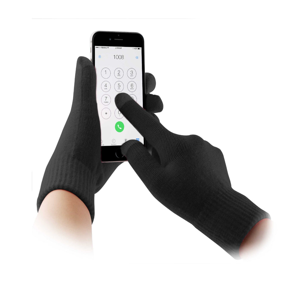 Guantes capacitivos pantalla táctil talla L MyWay color negro MWHTG0002.