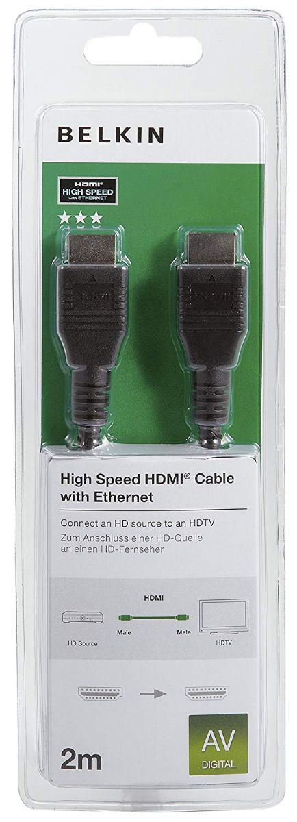Belkin F3Y020BF cable HDMI FullHD con Ethernet 2m