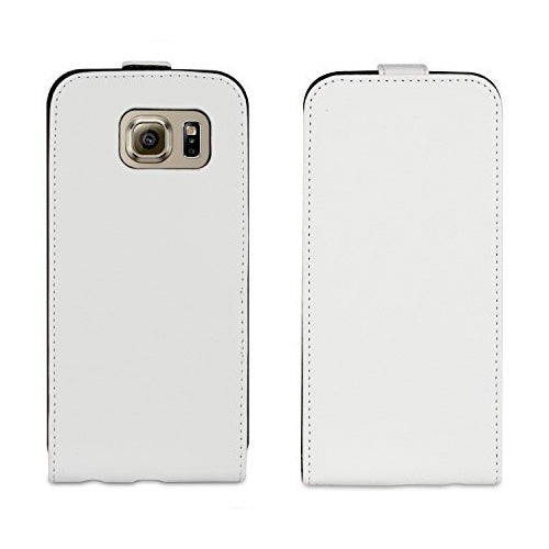 Pack Muvit para Samsung Galaxy S6 funda Slim blanca+protector pantalla flexible