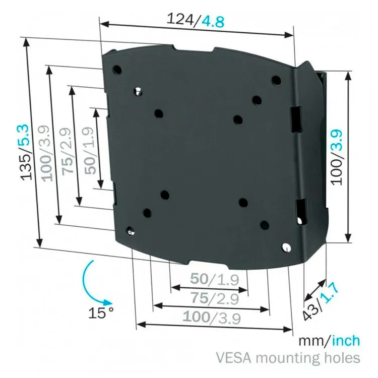 Soporte ajustable para TV VOGELS 5340010 de hasta 26» y 50 Kilos