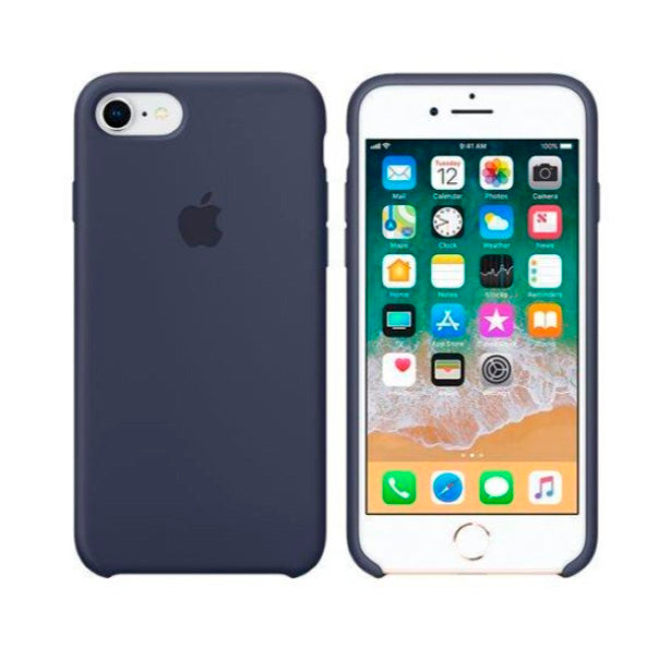 Funda original Apple para Apple iPhone 7/8 Silicona color azul noche