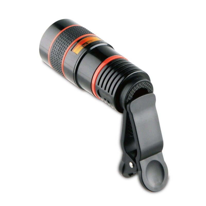 Teleobjetivo Muvit 8X universal negro.
