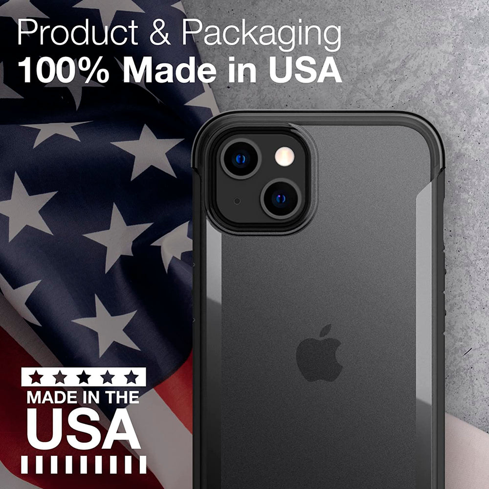 Funda Raptic Terrain para Apple iPhone 13 negra/transparente