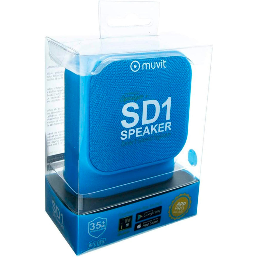 Altavoz Bluetooth Wireless 3W SD1 tela azul