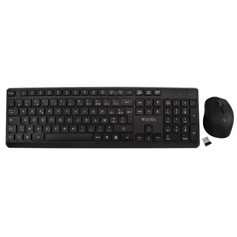 Combinación V7 CKW350FR teclado y ratón inalámbrico en francés