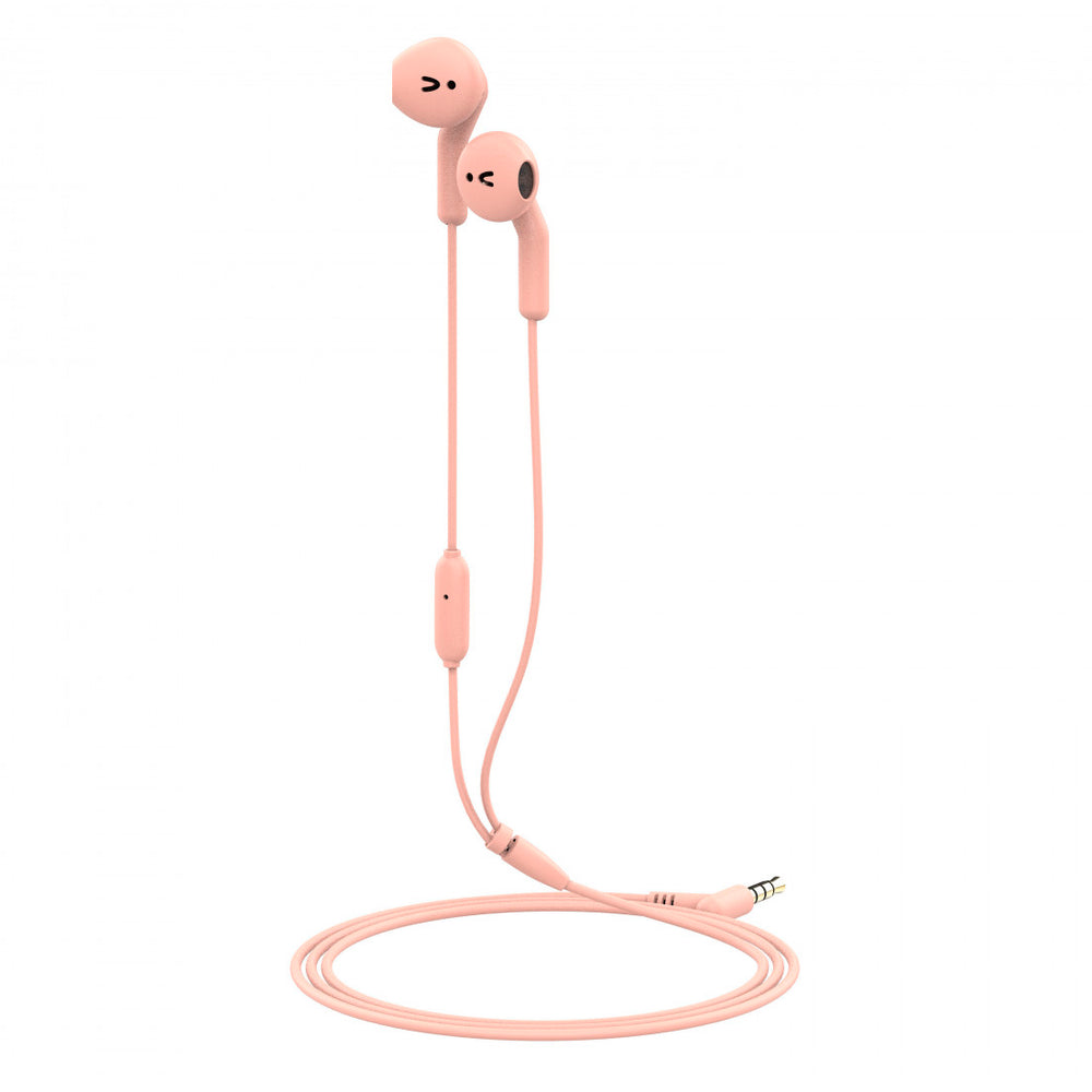 Auriculares Muvit estereo MEU 3.5mm rosa