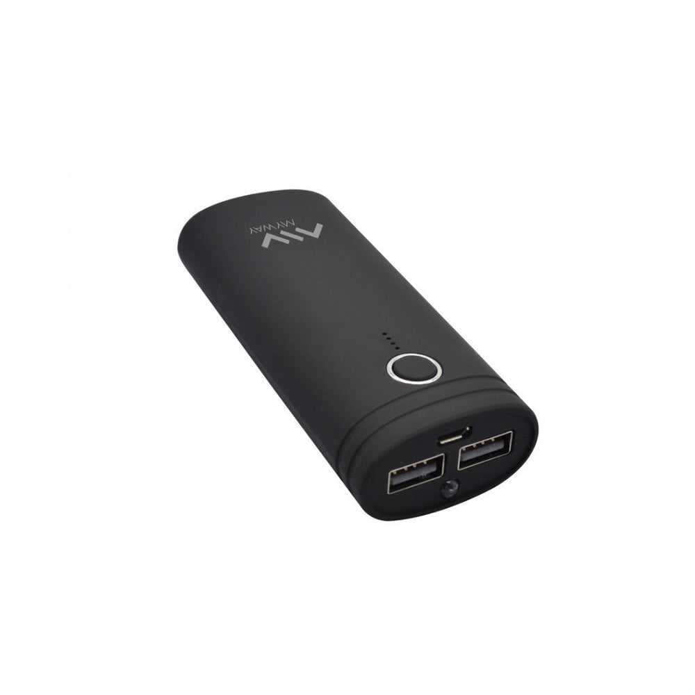 Power Bank Myway MWCHP0090 5000mAh USB 2 puertos 1A +2.1A cable USB-Micro USB
