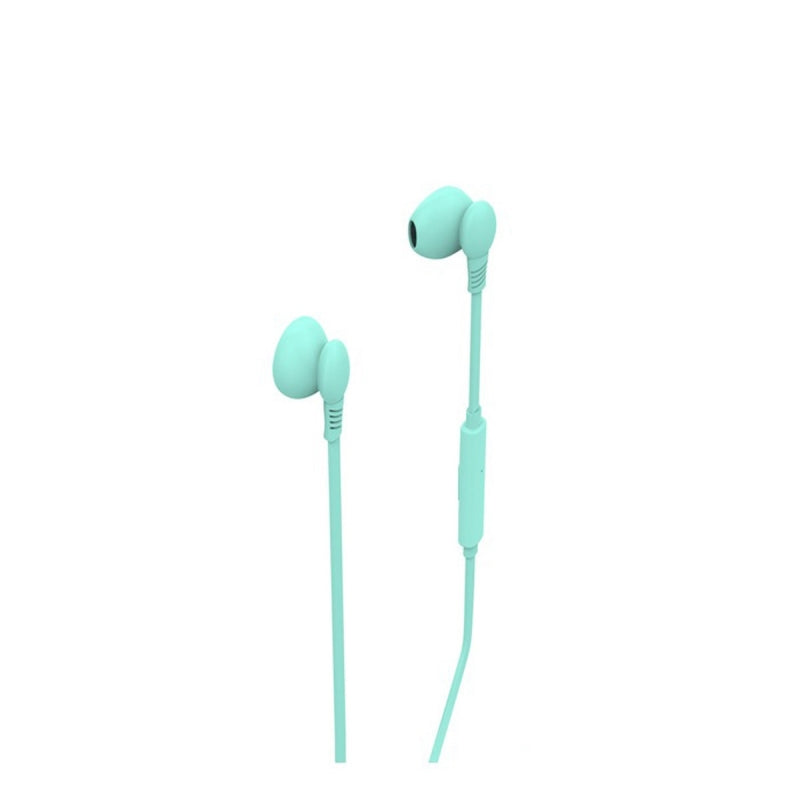 Auriculares Muvit M1C estéreo 3.5mm turquesa.