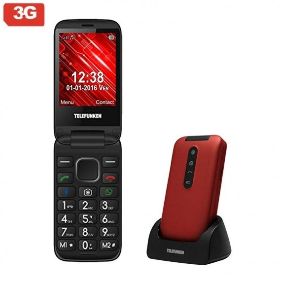 Teléfono Móvil Telefunken TM 360 COSI 3G Rojo