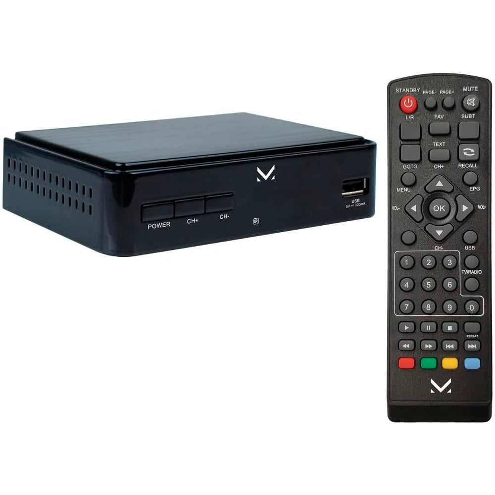 Decodificador Digital terrestre Majestic DEC 665 DVB-T/T2 HD USB