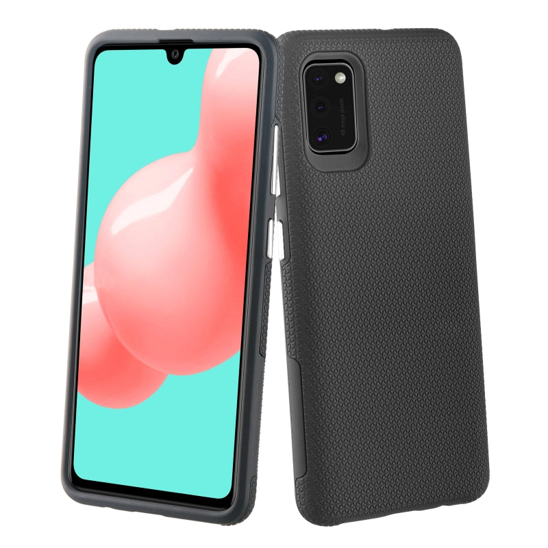 Funda Muvit Tiger Triangle para Samsung Galaxy A51 shockproof 1,2m negra.