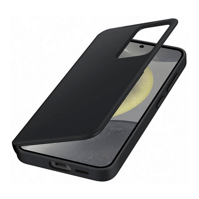 Funda original Samsung S View Cover para Samsung Galaxy S24 color negro