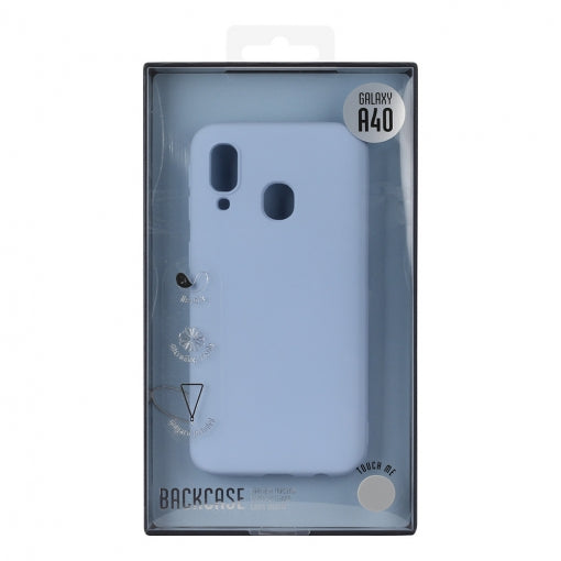 Funda Muvit Life liquid Soft para Samsung Galaxy A40 Azul Cielo.