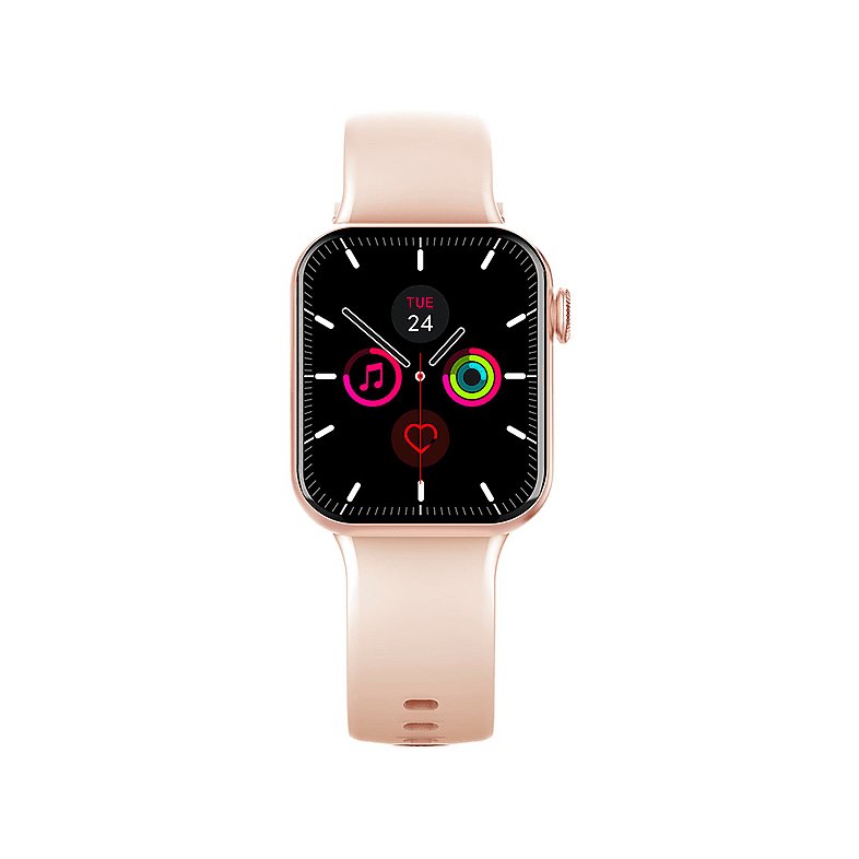 Reloj Smartwatch BigBen Connected Square Bluetooth IP67 Rosa/Oro Rosa